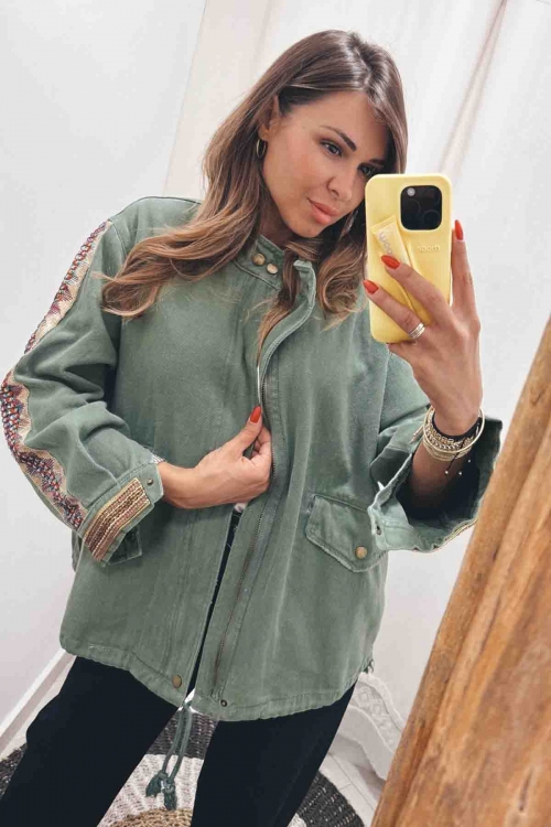 Boho jean jacket Zimer