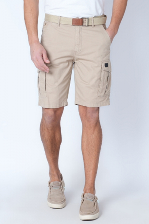 Cargo shorts with belt Jay