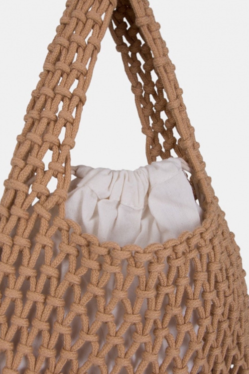Τσαντάκι βαμβακερό πλεκτό