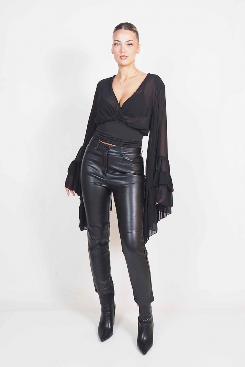 Flaresleeved top Ellia