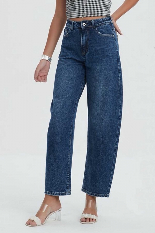 High waisted baggy jeans Fey