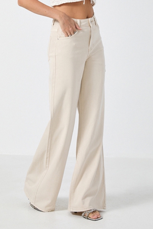 High waisted wide leg pants Eliana