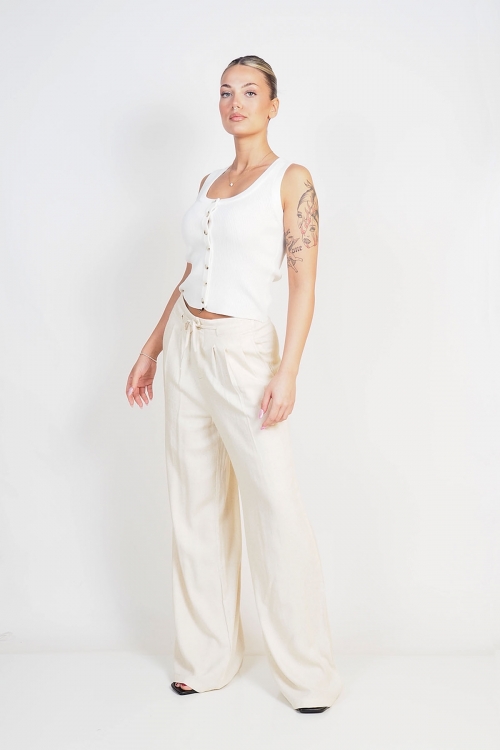 Knit top with buttons Eira