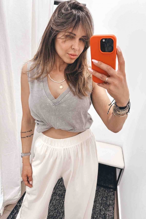 Liria sleeveless top