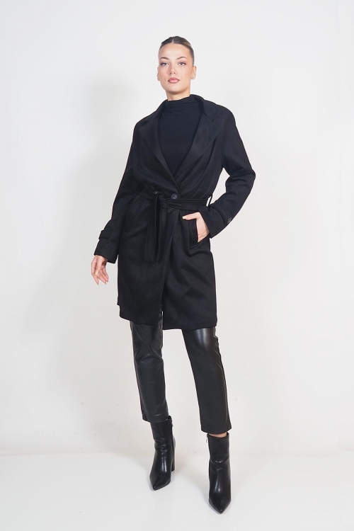 Suede type coat Sophie