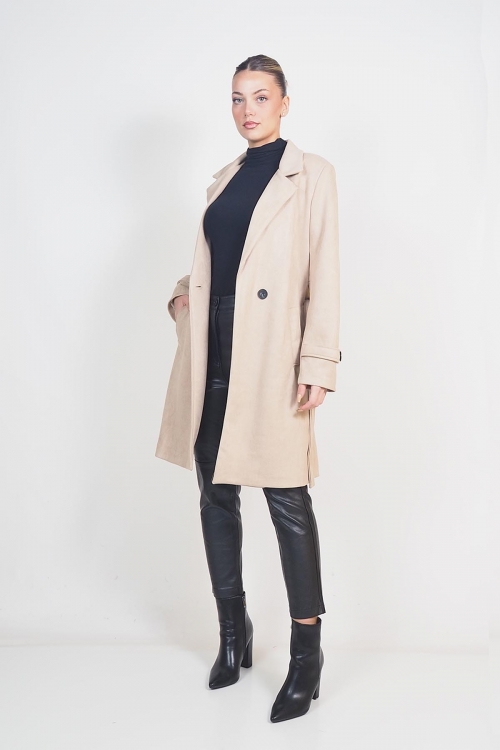 Suede type coat Sophie