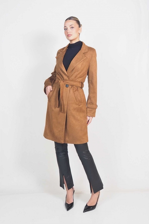Suede type coat Sophie