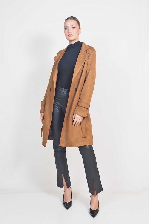 Suede type coat Sophie