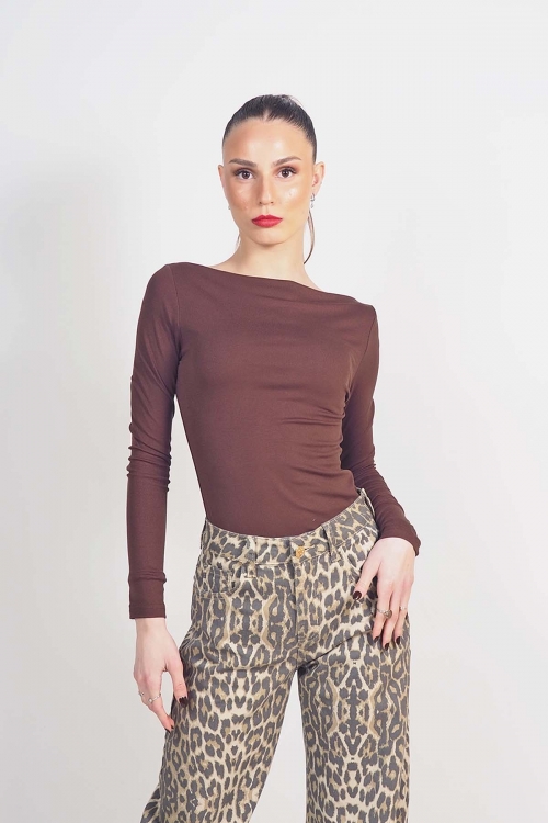 Longsleeved cotton top Aubrey