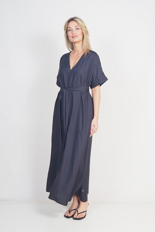 Loose dress with belt Mabel