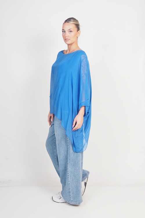 Loose silky top