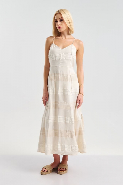 Μακρύ φόρεμα με δέσιμο στην πλάτη