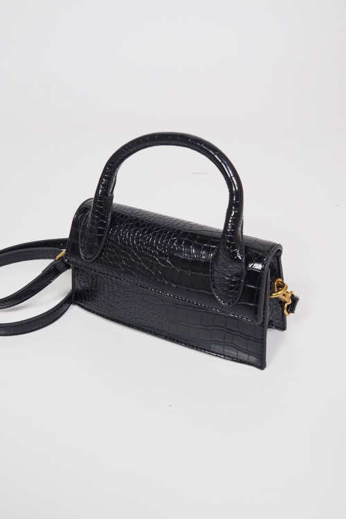 Mini croco eco leather bag