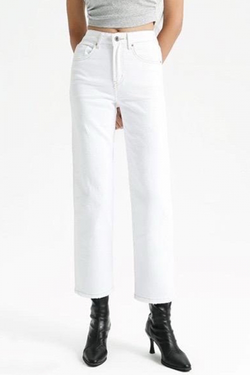 Premium high waistd 80 s straight jeans