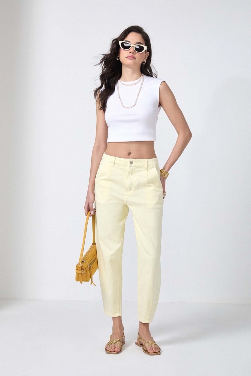 Premium high waisted slouchy jeans Bellamy