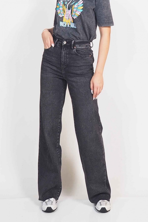 Premium high waisted wide leg jeans Bella