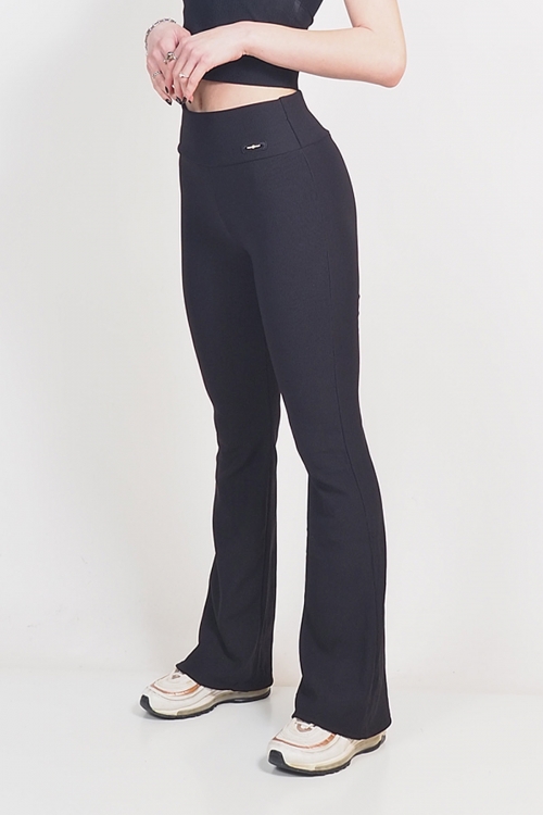 Rip flared high waisted leggings Alana