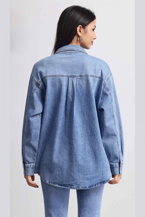 Soft denim shirt Romy