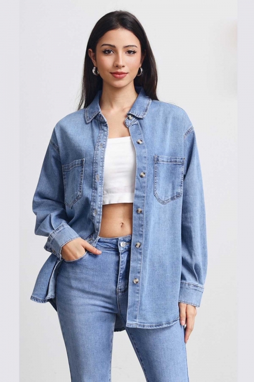 Soft denim shirt Romy