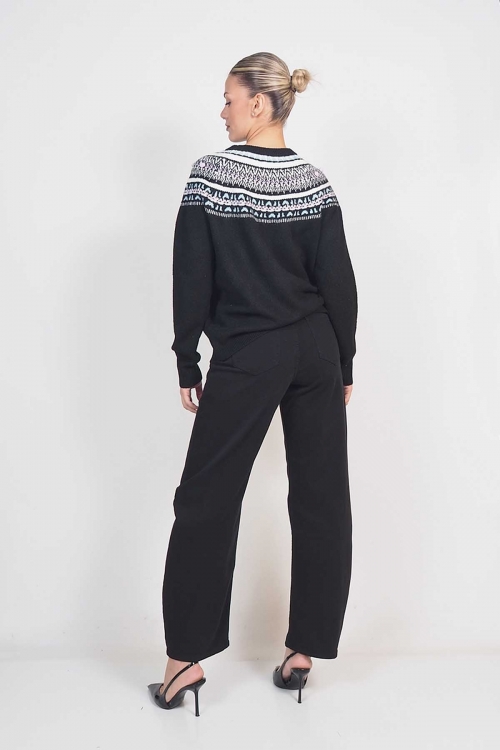 Soft knit round cut top Freya