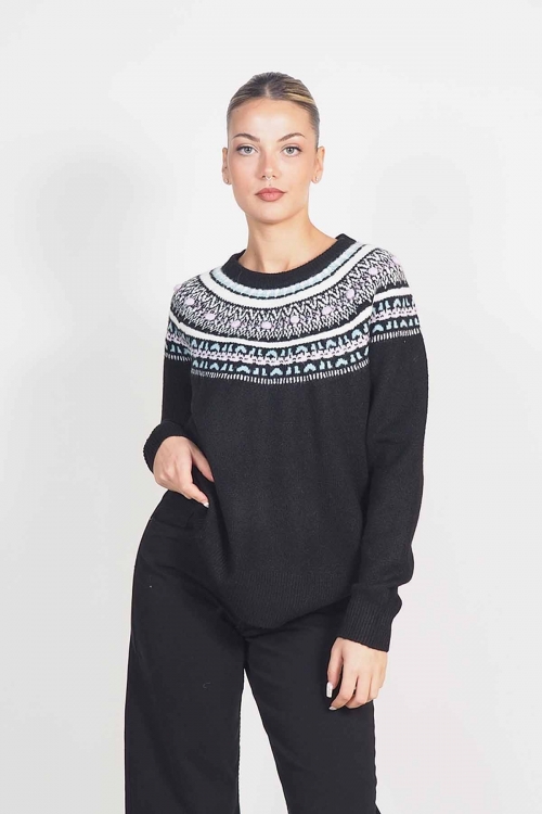 Soft knit round cut top Freya