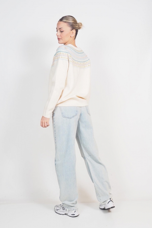 Soft knit round cut top Freya