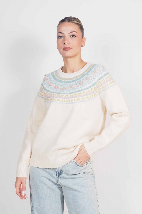 Soft knit round cut top Freya