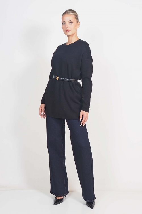 Soft knit roundneck top Milley