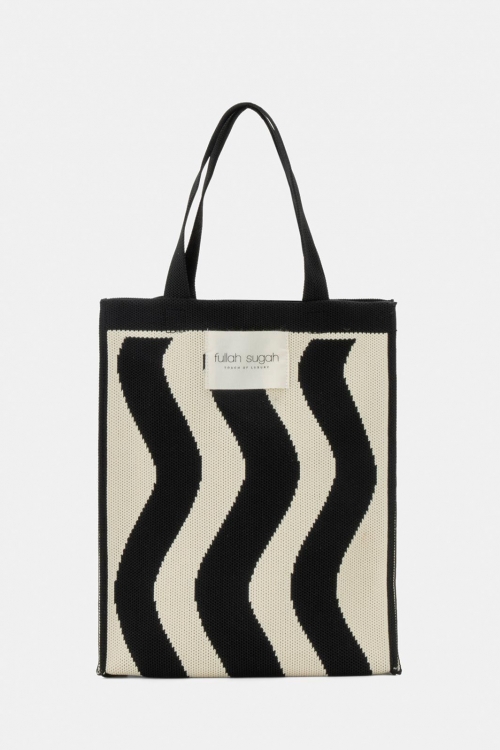 Two-tone bag with strap