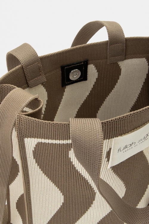 Two-tone bag with strap