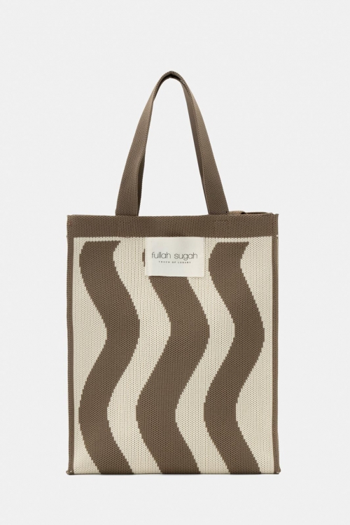 Two-tone bag with strap