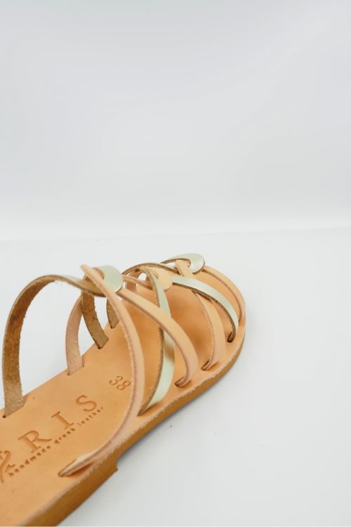 Handmade greek leather sandals Amphitriti